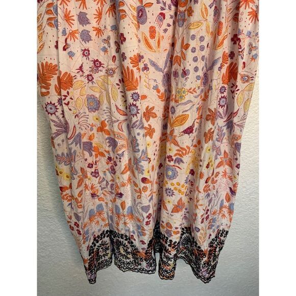 Antik Batik Samsa Embroidered Sundress Pink, White Size S - Picture 8 of 12